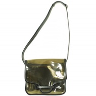 VASIC CITY PVC 單肩包，黑色，二手，VASIC