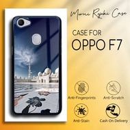 HP Latest Oppo F7 Case - Oppo F7 Case - Mosque Motif - Premium Glossy Hardcase - Pure Oppo Phone Sof