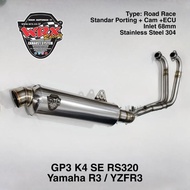 WRX EXHAUST YAMAHA R3 GP3 open