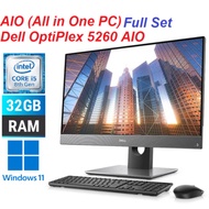 Suma Dalam Screen Dell AIO all in one PC Full Set Computer Intel Core i5 CPU with FHD Display