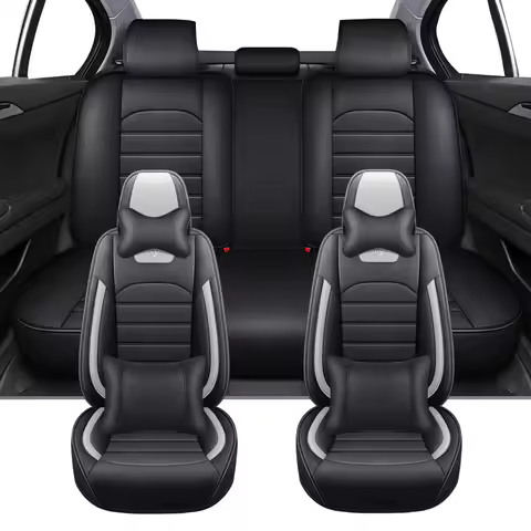 Universal Full Set Car Seat Covers For Audi Q2L Q3 Q5 Q7 4L A6 C7 4F C8 A4 B6 B7 B8 A3 8P 8V Luxury 