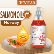 Tovitar Norwegian Salmon Oil for Pets - Enhances Shiny Coat & Reduces Shedding
