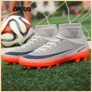 cuorrl (FG/AG ขนาด 35-45) Professional รองเท้าส้นสููงหญ้าเทียมรองเท้าฟุตบอลรองเท้ากีฬารองเท้าฟุตบอลสำหรับบุรุษและเด็ก