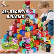 【SG】50PCS/100PCSDIY Magnetic Cube Building Blocks Toy Cube Magnet  Magnet Block Building Blocks For 