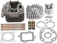 WOOSTAR 40mm Big Bore Cylinder with Gaskets Piston Ring Kit Replacement for 2 Stroke Yamaha Jog 50cc