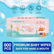 [Carton] Uzumi Baby Wipes Baby Wet Wipes Organic Wipes Wet baby Wipes