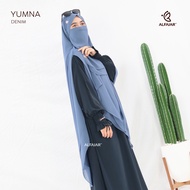 Alfajar - Pasmina Bandana (Pashban) Instan Ceruty YUMNA Dua Layer Free cadar tali