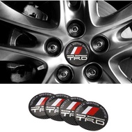 xuming 4Pcs/Set 56.5mm Aluminium Car Wheel Center Hub Caps Emblem Stickers Auto Decals Hub Decoratio