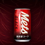 Kirin Mets Black Can 350ml - Refreshing Carbonated Cola with a Twist of "Kora" เครื่องดื่มโคล่าอัดลม กลิ่หอมสดชื่น
