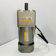 AC 220V 120W 2.25rpm - 90rpm Low Speed Single Phase Motor, AC Regulated Speed Motor With Gearbox