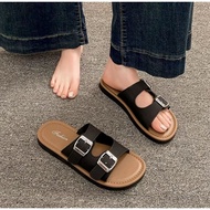 Women's Jelly Rubber Sandals 812-1a Buckle Thick Material Anti-Slip Sole Youth Balance