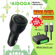 AIDOGA CC-5291 100W Car Charger Smart Charger 100W Fast Charging Car Charger Aidoga Car Charger Aido