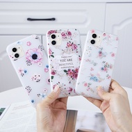 Case iPhone 12 12Pro 12Mini 12ProMax Soft Phone Case Fashion Floral Casing TPU Back Cover For 12 Pro Max 12 Mini