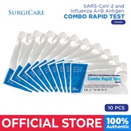 Surgicare SD Abott Zybio Wondfo Antigen Home Test Combi Covid Flu 1 & 2 - 1 Test Kit Pack of 10