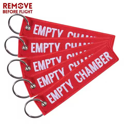 5 PCS/LOT Empty Chamber Keychain For Aviation Gift Promotion Christmas Gifts Keychains Luggage Tag E