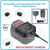 【Ready Stock】Battery Charger For Black For Decker 9.6V-18V NiCd NiMh HPB18 HPB18-OPE Battery EPC12 E