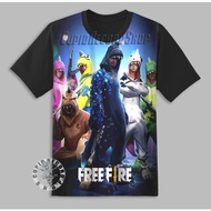 Free Fire FF T-shirt Free Fire Game Anime Children's T-shirt FF -3D-10333 - Free Fire FF Shirt Child