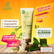 Feed Skin Salina Herbal I Feed Skin Natural Facial Wash Temulawak Jasmine Aroma