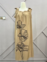 Stylecollectionku - Daster Bunga Kencana Tali Pundak Jumbo LD 120cm