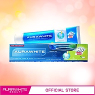 AuraWhite Toothpaste – Whitening HD Bright &amp; Shine (FREE TOOTHBRUSH!)