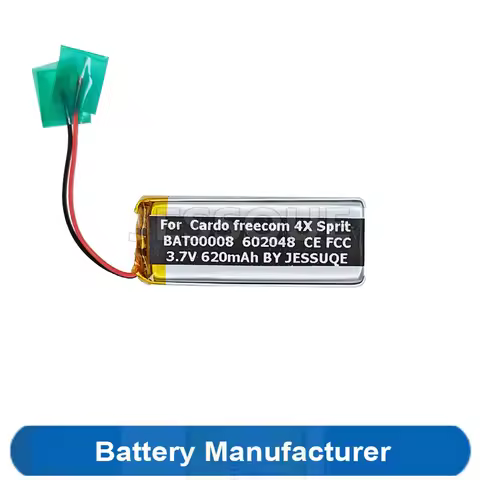 Original Replaces 620mAh BAT00008 602048 Battery For Cardo freecom 4X Sprit Headset headphone