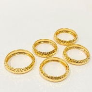 cincin emas asli model shogun kadar 700 70% 18k 22 0,5gram 1gram 8 9