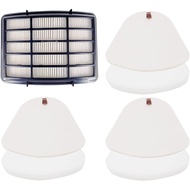 Dttery 3 Foam & Felt + 1 Hepa Filters for Shark Navigator Lift Away Vacuum CU500 NV350 NV351 NV352 N