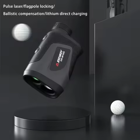 SNDWAY Golf Laser Rangefinde SW-M500/700/1000 Rechargeable Battery,Slope And Flag Pole Lock Vibratio