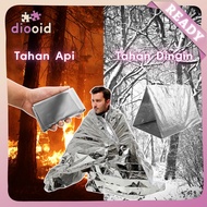 TaffSPORT Emergency Thermal Blanket Anti-Flutermia Emergency Warm Blanket Aluminum Foil Emergency Bl
