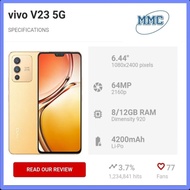 ViVo V23 5G Ram 8/128 New / Baru