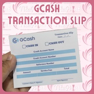 gcash transaction slip/ gcash cash in cash out form