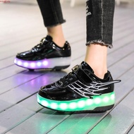 Heelys wing single-wheel LED shoes kids luminous shoes youth pulley sports shoes sneakers for women 