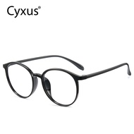 Cyxus Japanese Computer Glasses Round Anti-blue Light TR90 Frame Glasses Anti-eye Fatigue UV400 Wome