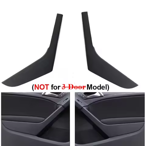 Car Interior Door Black Left Right Handle Cover Trim for VW Golf 6 MK6 2009 2010 2011 2012 2013 5K48