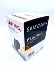 全新現貨✅ Samyang 20mm F1.8 Lens for Canon EF / Sony E / Sony A (水貨) (Brand New) Manual Focus 手動鏡頭