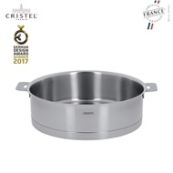 CRISTEL Strate俐落美學不鏽鋼淺鍋/ 28cm