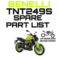 BENELLI TNT249S TNT 249S TNT 249 S TNT249 S SPARE PART LIST