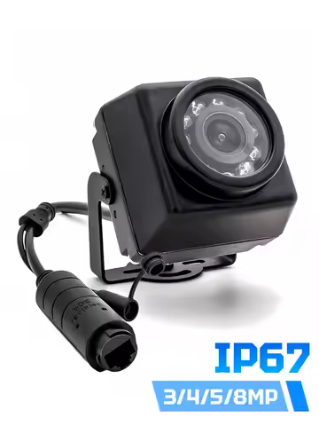 IP67 POE IP Camera 4K Webcam IR Night Vision Support Onvif RTSP H.265 Outdoor Waterproof Security Pr