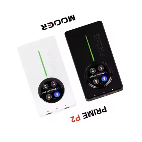 MOOER PRIME P2 Intelligent Pedal With 134 Effect Models MIDI OTG Bluetooth 5.0 Stereo Amp Simulation