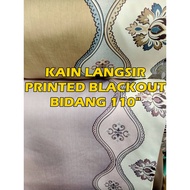 Kain Langsir Printed Blackout Bidang 110" - DF 0391