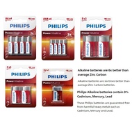 *100% ORIGINAL*Philips / Philip Alkaline Battery AAA Battery AA Battery 9V Battery LR23 LR27  Dry Ba
