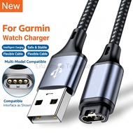 LIKAIYUE Nylon 1.2M 5V/9V/12V/15V/20V Type C USB Magnetic Charger Straight elbow Cable For Garmin Wa