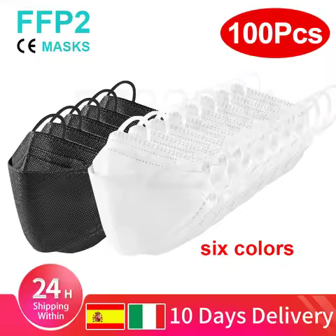10-100pcs ffp2 mascarillas CE KN95 Masks Approved hygienic colors respiratory Filter Face Mask ffp2m