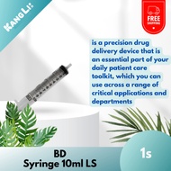 BD Plastipak Syringe 10ml LS 1s