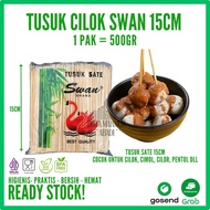 SWAN 15cm Cilok Skewer / Cimol Taichan Sausage Skewer / Bamboo Satay Skewer / Goat Satay Skewer / Ci