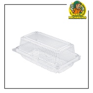 Plastic Tray Food OPS-H14L BENXON  [ 50pcs± ] Bakery Disposable Plastic Clear Food Box - Bekas Makan