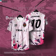 (READY STORK) Jersey Custom Name 2025 New Football Jersey Design baju lelaki Malaysia Team Outdoor S