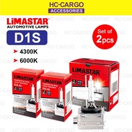 LIMASTAR 2Pcs HID Xenon Headlight Bulb 4300K, 6000K D1S A1 QUALITY