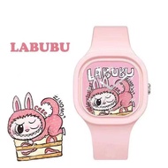Jam Tangan Anak Perempuan Kuarsa Analoq Motif Karakter Cinnamoroll Modis Persegi Bulat Strap Rubber