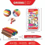 GREEBEL OIL PASTELS GREEBEL CRAYON CONTENTS 12 COLORS 12 COLOR CRAYON/
